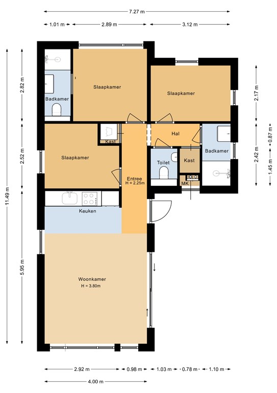 mediumsize floorplan